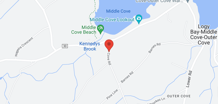map of 237-245 Outer Cove Rd (Kelly's Hill)